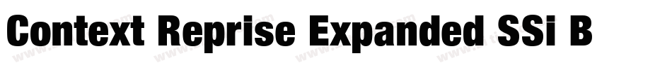 Context Reprise Expanded SSi Bold Expanded字体转换